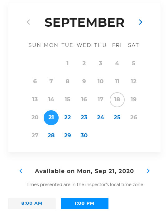 ScheduleNow Date Picker